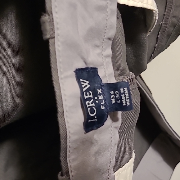 J. Crew men's Chino pants gray 34/32 - Picture 4 of 6